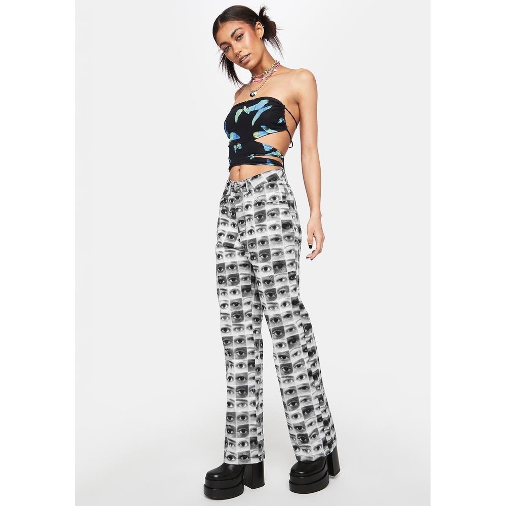 The Ragged the Priest KNOWLEDGE GRAPHIC PANTS women size 18